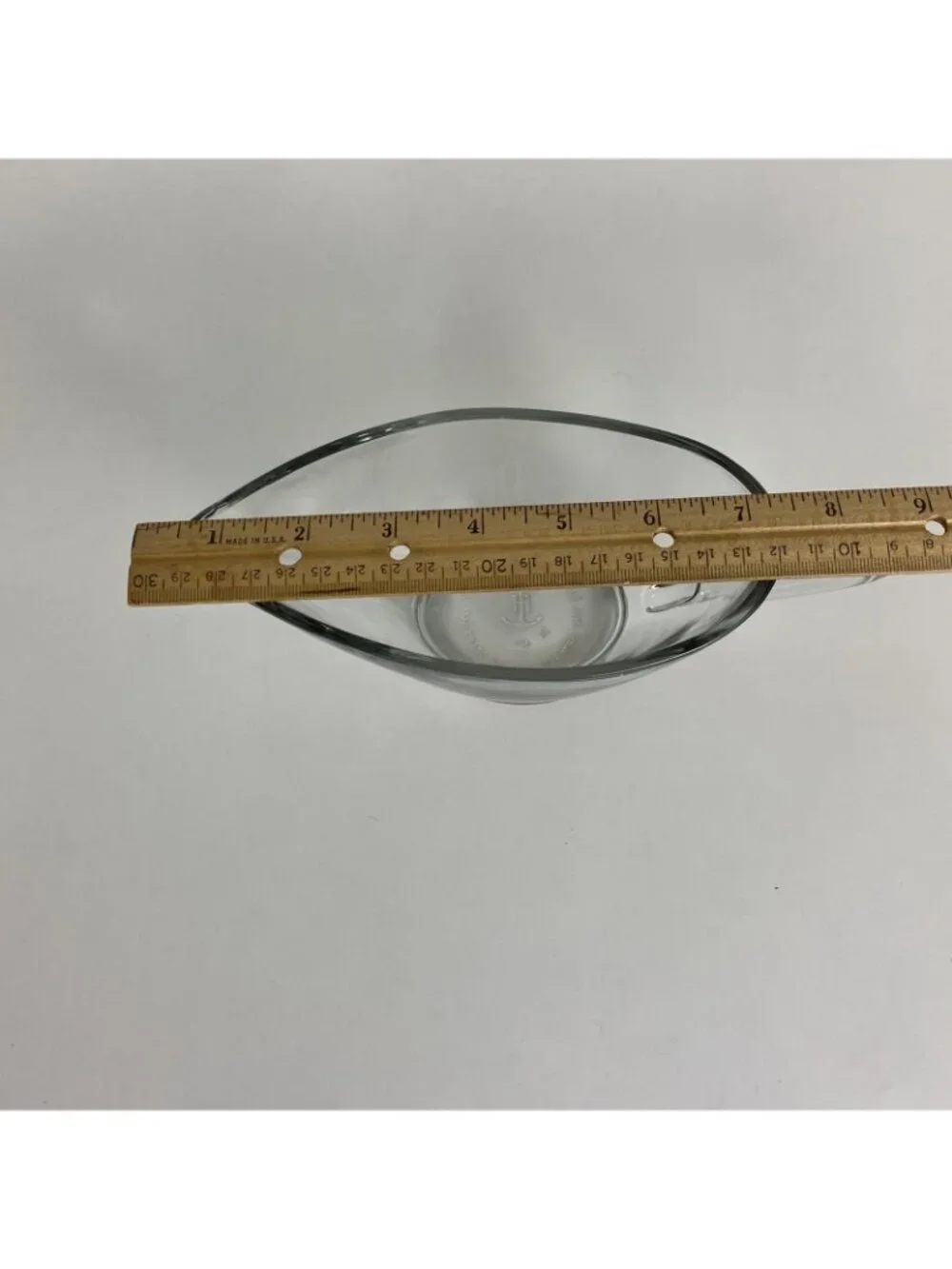 Anchor Hocking Clear Glass Gravy Boat Bowl With Handle - Made in the USA